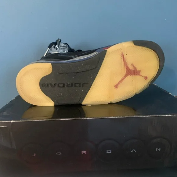 NIKE AIR JORDAN RETRO BLACK RED BLUE SIZE 10.5 - Picture 6 of 9